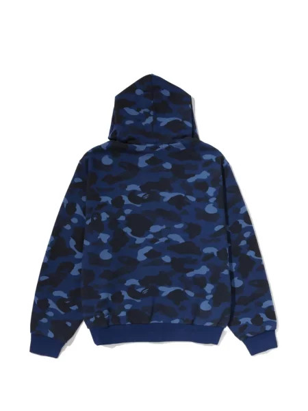 Decupat hanorac cu glugă A Bathing Ape® albastru