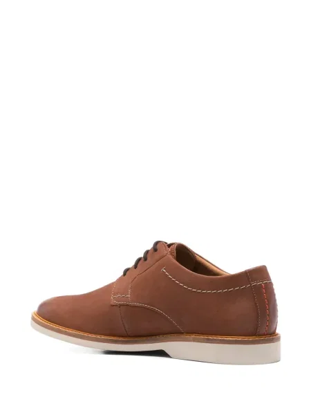 Pantofi derby Clarks cu șireturi din piele maro