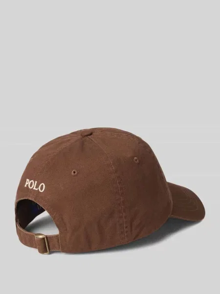 Czapka z daszkiem Polo Ralph Lauren brązowa