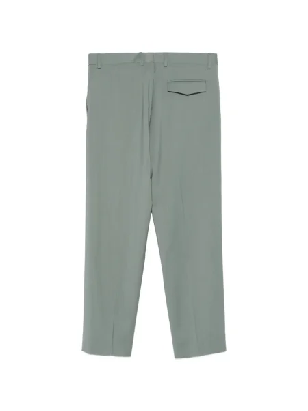 Pantaloni Costumein plisate verde