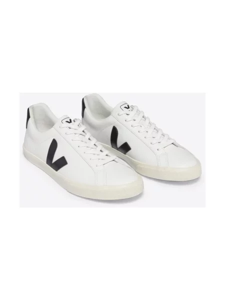 Buty męskie VEJA Esplar Logo Leather white/black białe