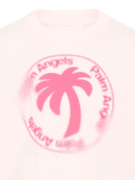 Koszulka dziecięca Palm Angels różowa