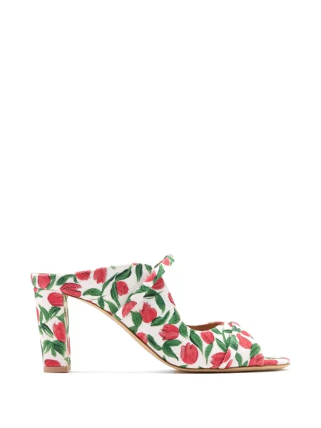 Sandale Malone Souliers cu model floral cu imagine alb