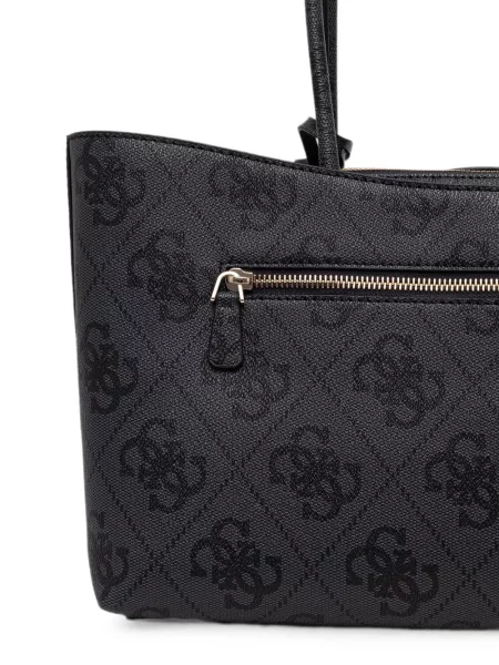 Geantă shopper Guess cu imagine negru