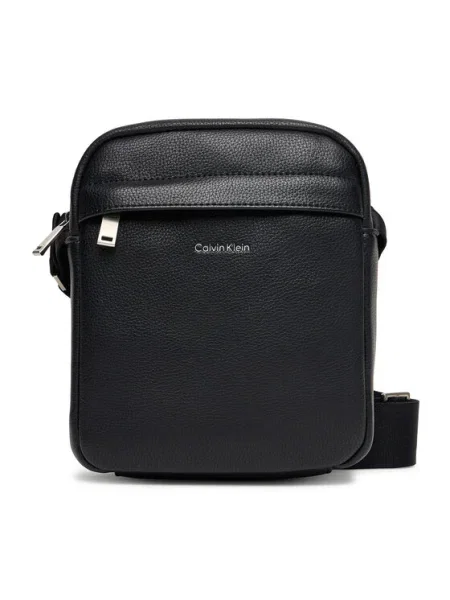 Taška Calvin Klein z ekologickej kože čierna