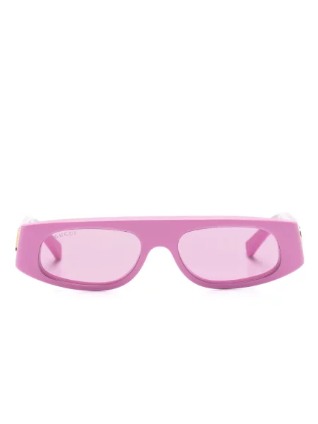 Ochelari de soare Gucci Eyewear cu imprimeu geometric roz