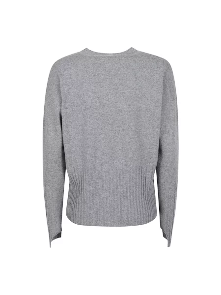 Sweter Drumohr wełniany szary