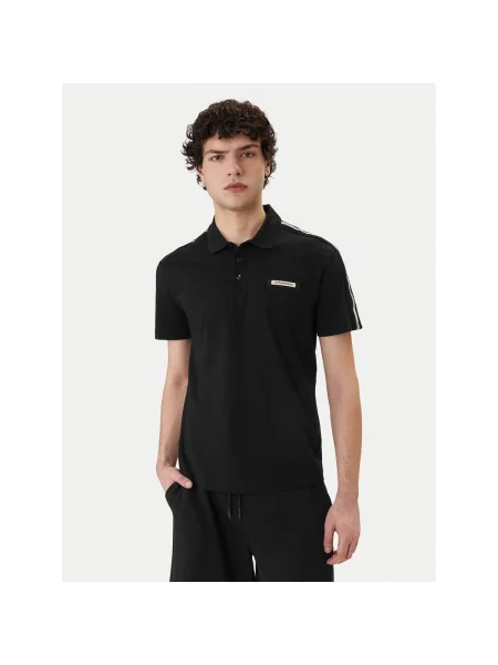 Emporio Armani Tricou polo negru