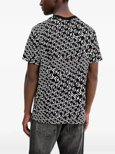 Tricou Karl Lagerfeld Jeans negru