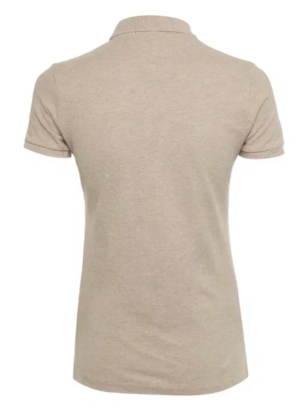 Květinové pletené polotričko Polo Ralph Lauren s volány šedé