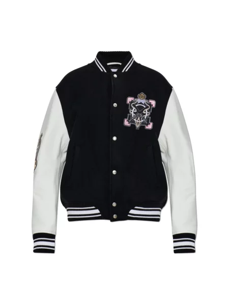 Kurtka bomber Off-white biały