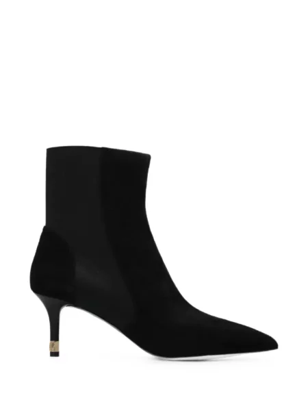 Cizme scurte Furla din piele de căprioară negru