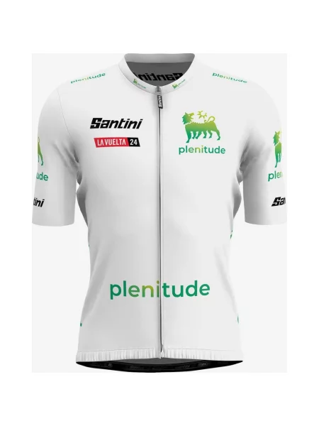 Koszulka rowerowa La Vuelta krótki rękaw Classic XS biała