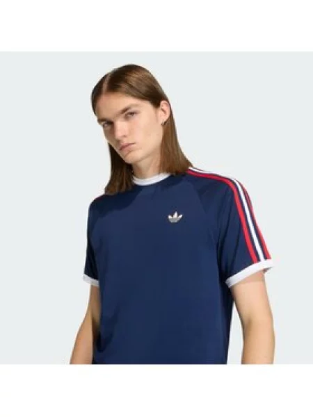 ADIDAS ORIGINALS Tričko námornícka modrá / červená biela