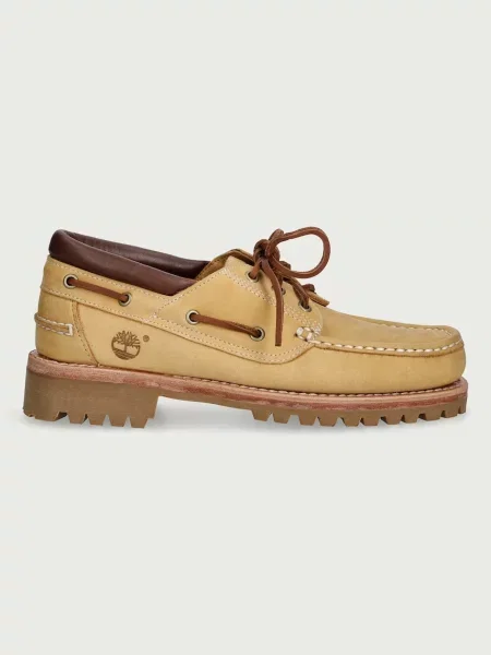 Замшевые ботинки Timberland на шнуровке