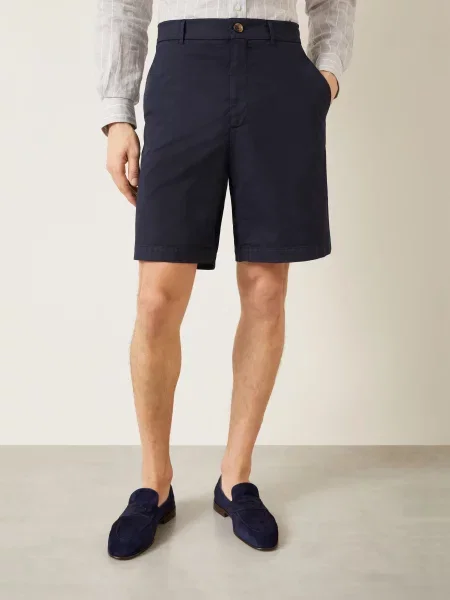 Chinos Brunello Cucinelli modré