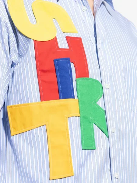 Ριγέ πουκάμισο Comme Des Garçons Shirt μπλε