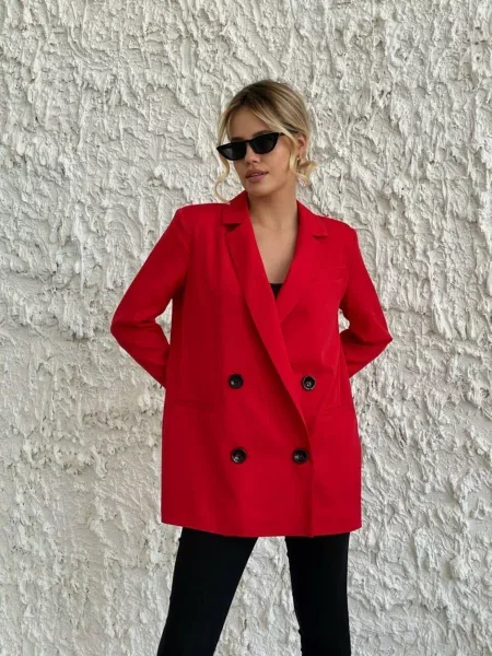 Піджак Milirud бавовна/поліестер червоний