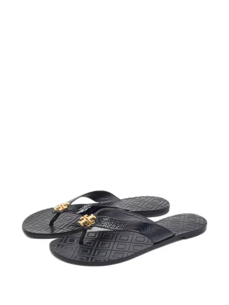 Μενταγιόν Tory Burch με αυτόγραφο μαύρο