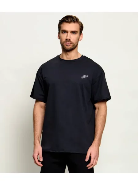 Plein Sport Tricou Chrome Scratch negru