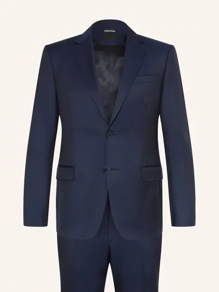 Zegna Garnitur Extra Slim Fit blau granatowy