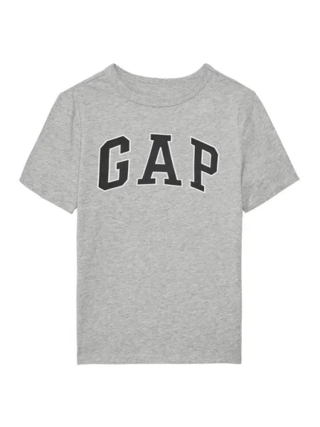 GAP Tricou amestecat / negru / alb gri