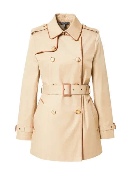Lauren Ralph Lauren Palton de primăvară-toamnă / maro coniac bej