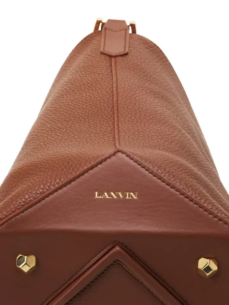 Geantă bucket Lanvin din piele maro