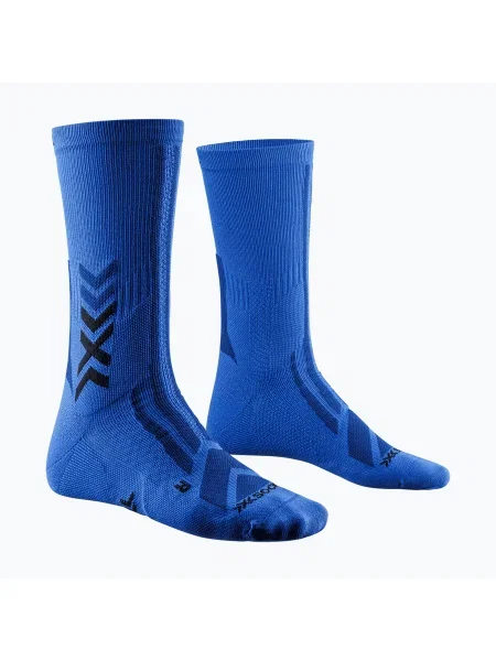 Trekové ponožky X-Sock Hike Discover Crew twyce blue/blue modrá