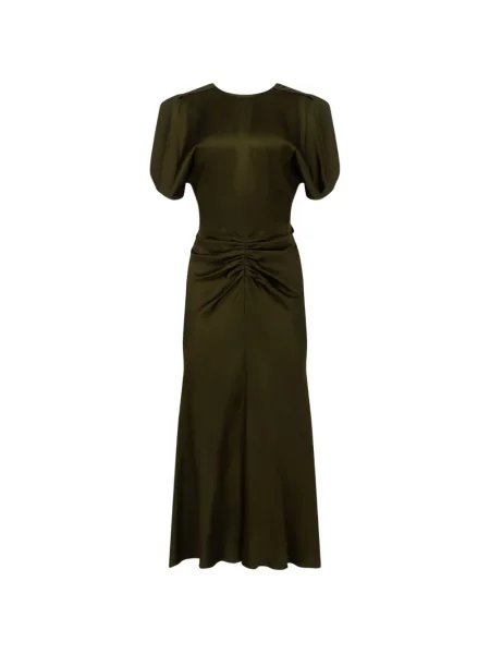 Rochie midi Victoria Beckham verde