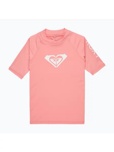 ROXY Детска тениска за плуване Whole Hearted plumeria розово