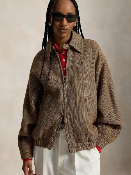 Polo Ralph Lauren jakna za žene smeđa