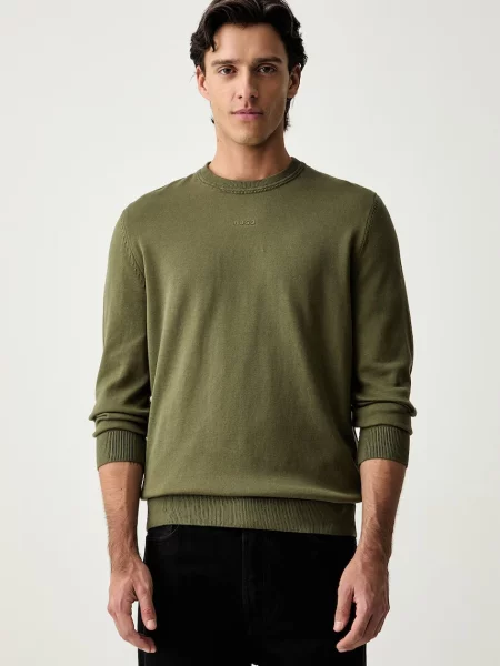 HUGO Pulover San oliv verde