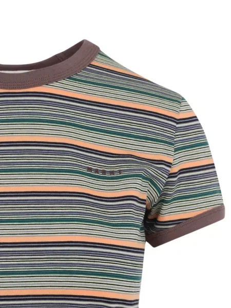 Tricou Marni cu broderie verde