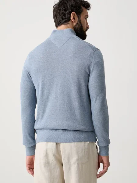 Tommy Hilfiger sweter rozpinany niebieski