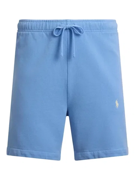 Șapcă Polo Ralph Lauren cu decolteu în V cu autograf în carouri albastru