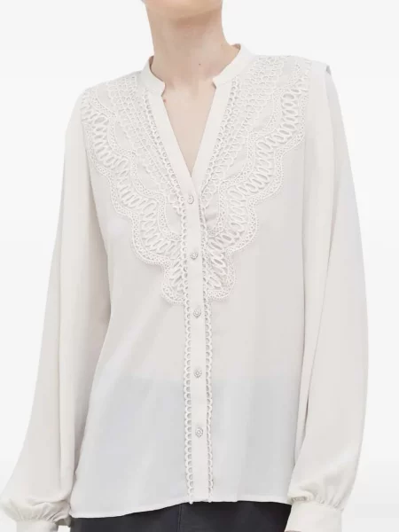 Bluză Bruuns Bazaar din dantelă