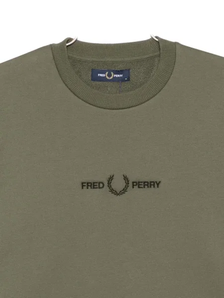 Hanorac Fred Perry cu broderie verde