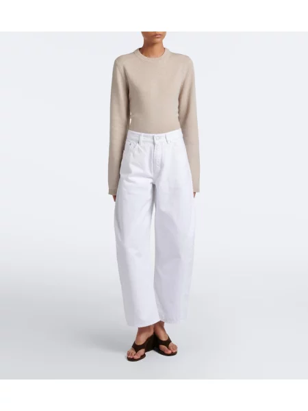 Blugi Alaïa alb
