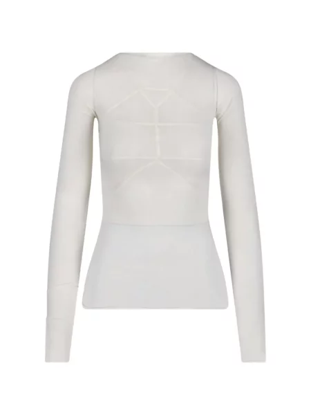 Lung tricou Rick Owens alb