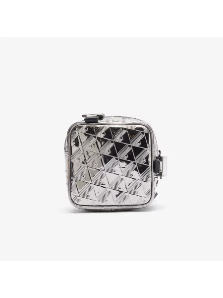 Lacoste Srebrna Torba Na Ramię Blend czarna