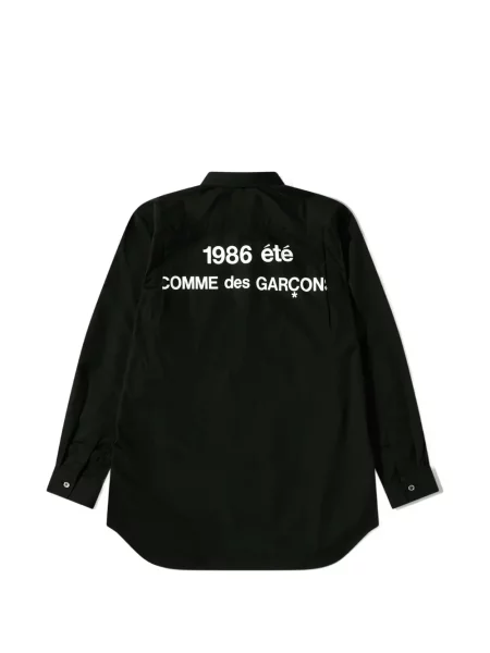 Cămașă Comme Des Garçons cu imagine negru