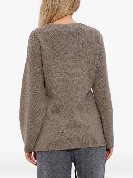 Cardigan Lisa Yang cu legături plic maro