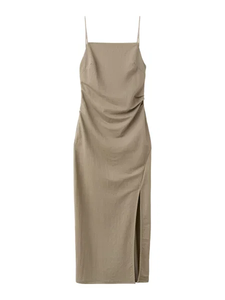 MANGO Rochie STONE deschis maro