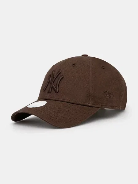 Czapka z daszkiem New Era League Essential ciemny brąz brązowa