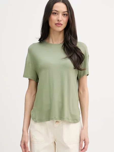 United Colors of Benetton tričko s viskózou zelené
