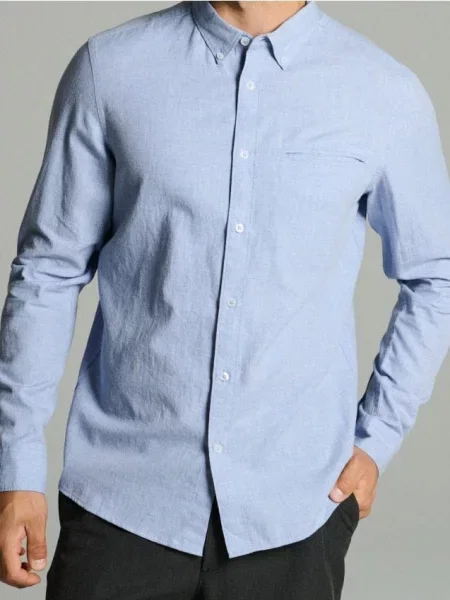 Sinsay košile slim fit modrá