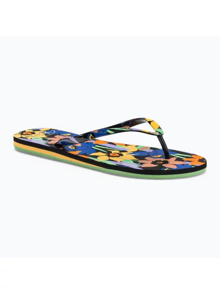 Žabky ROXY Portofino III black multi černé