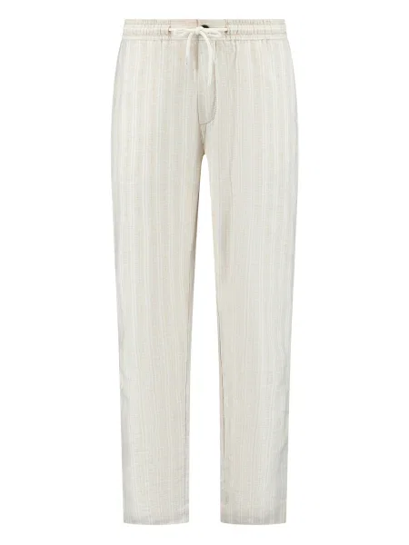 Shiwi Chino kalhoty Lenny béžová / hnědá bílá