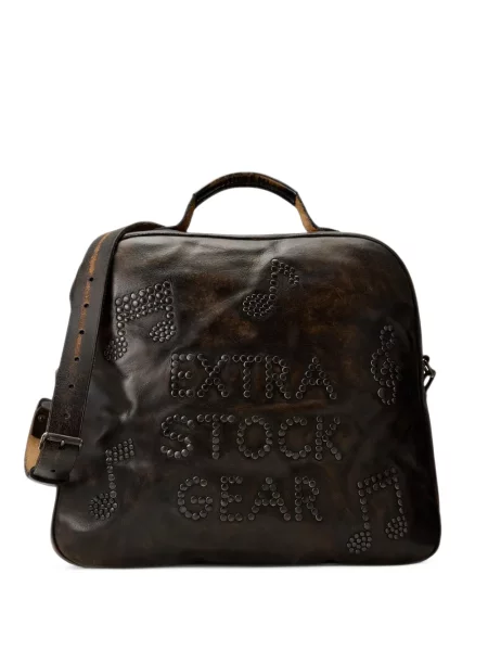 Geantă Ralph Lauren Rrl din piele maro